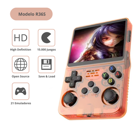 Consola Retro Portatil con más de 15.000 Juegos